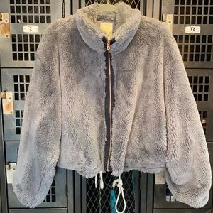 Anthropologie Faux Fur Jacket